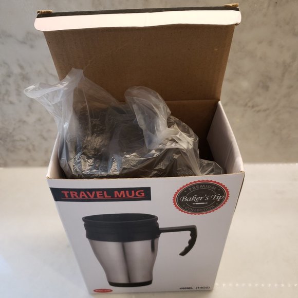 Brand new Baker's Tip Premium Collection Travel Coffee Mug 400ml - Picture 4 of 4